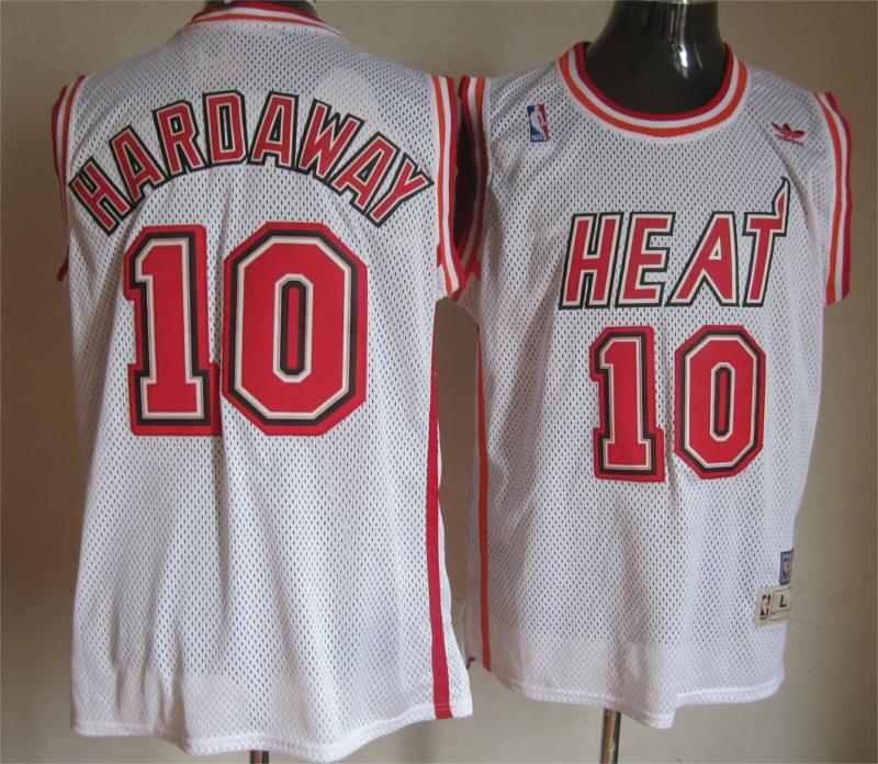  NBA Miami Heat 10 Tim Hardaway Soul Swingman Home White Jersey